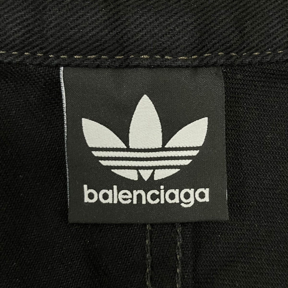 BALENCIAGA×adidas 23SS adidas Destroyed Baggy Denim Shorts デニムショートパンツ 古着・中古-7枚目のアイテム画像