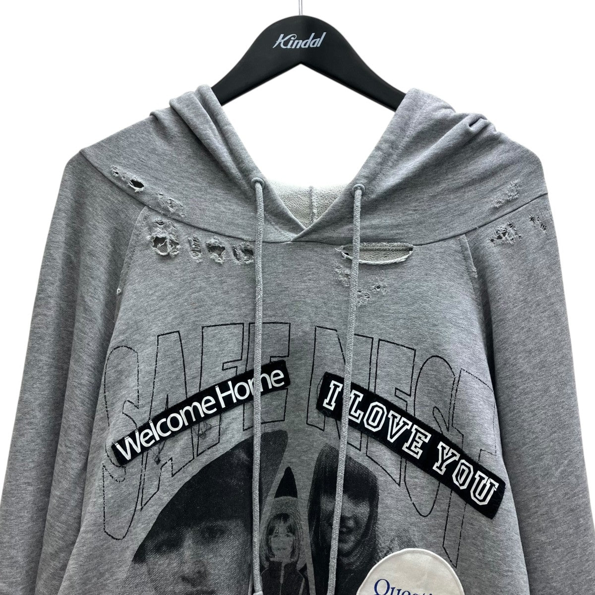 RAF SIMONS フロントワッペンフーディ 古着・中古-3枚目のアイテム画像