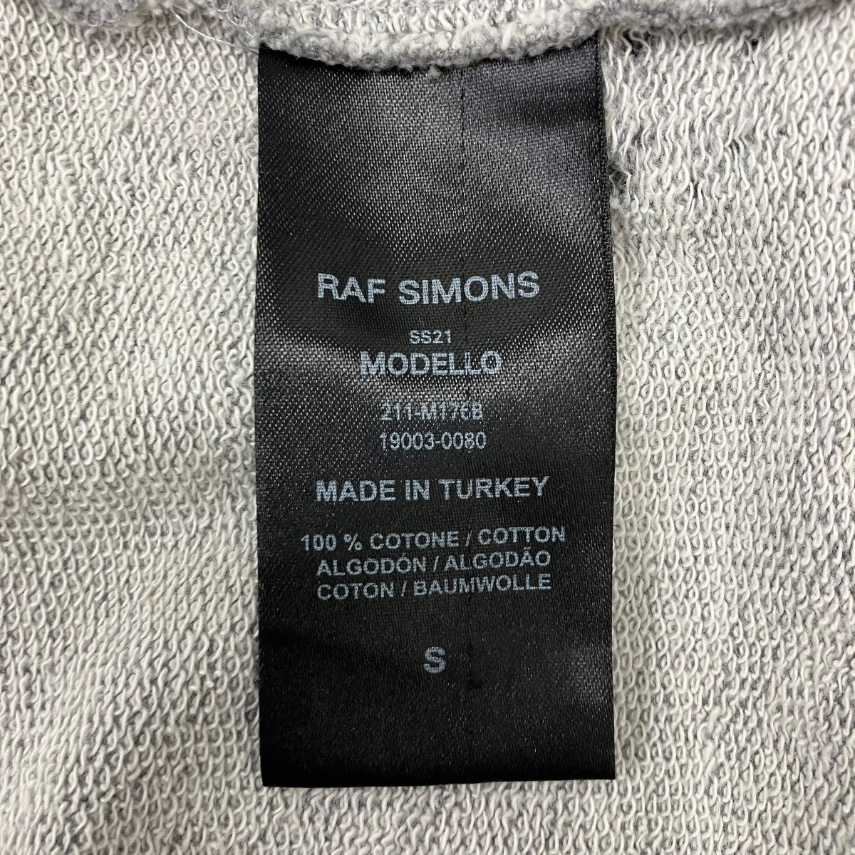 RAF SIMONS フロントワッペンフーディ 古着・中古-7枚目のアイテム画像