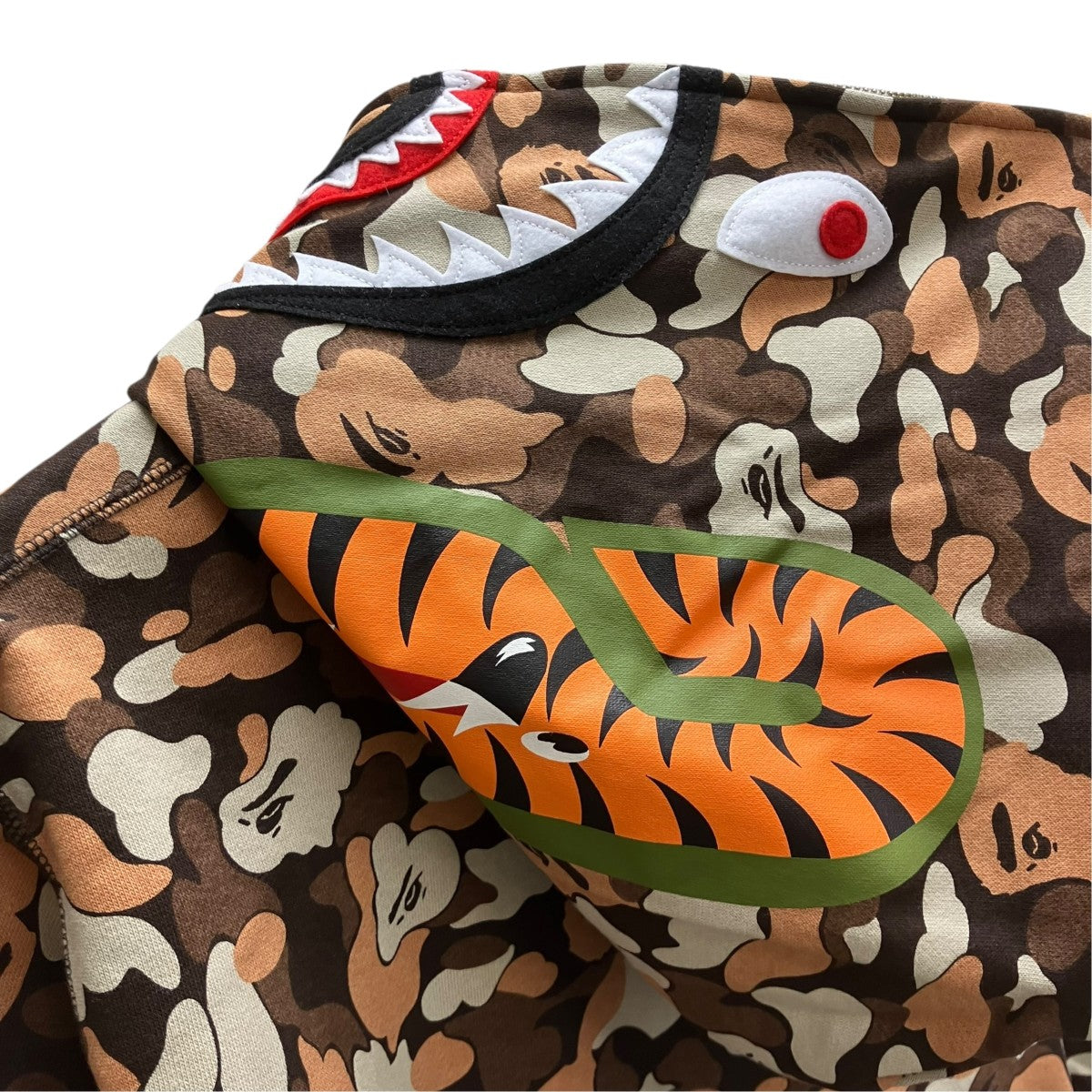 THINK 1ST ANNIV SHARK FULL ZIP HOODIE シャークカモジップパーカー