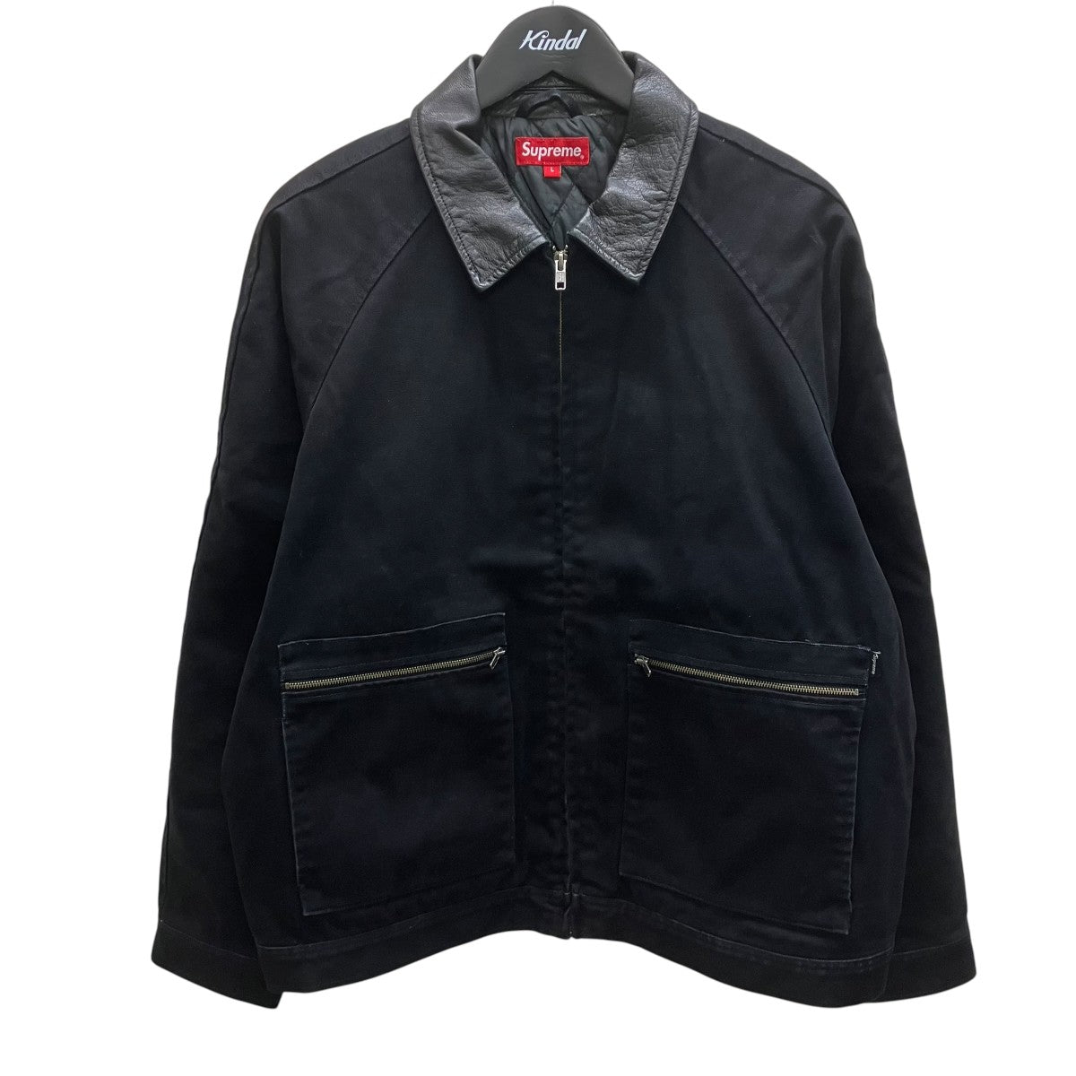 20AWLeather Collar Work Jacketワークジャケット