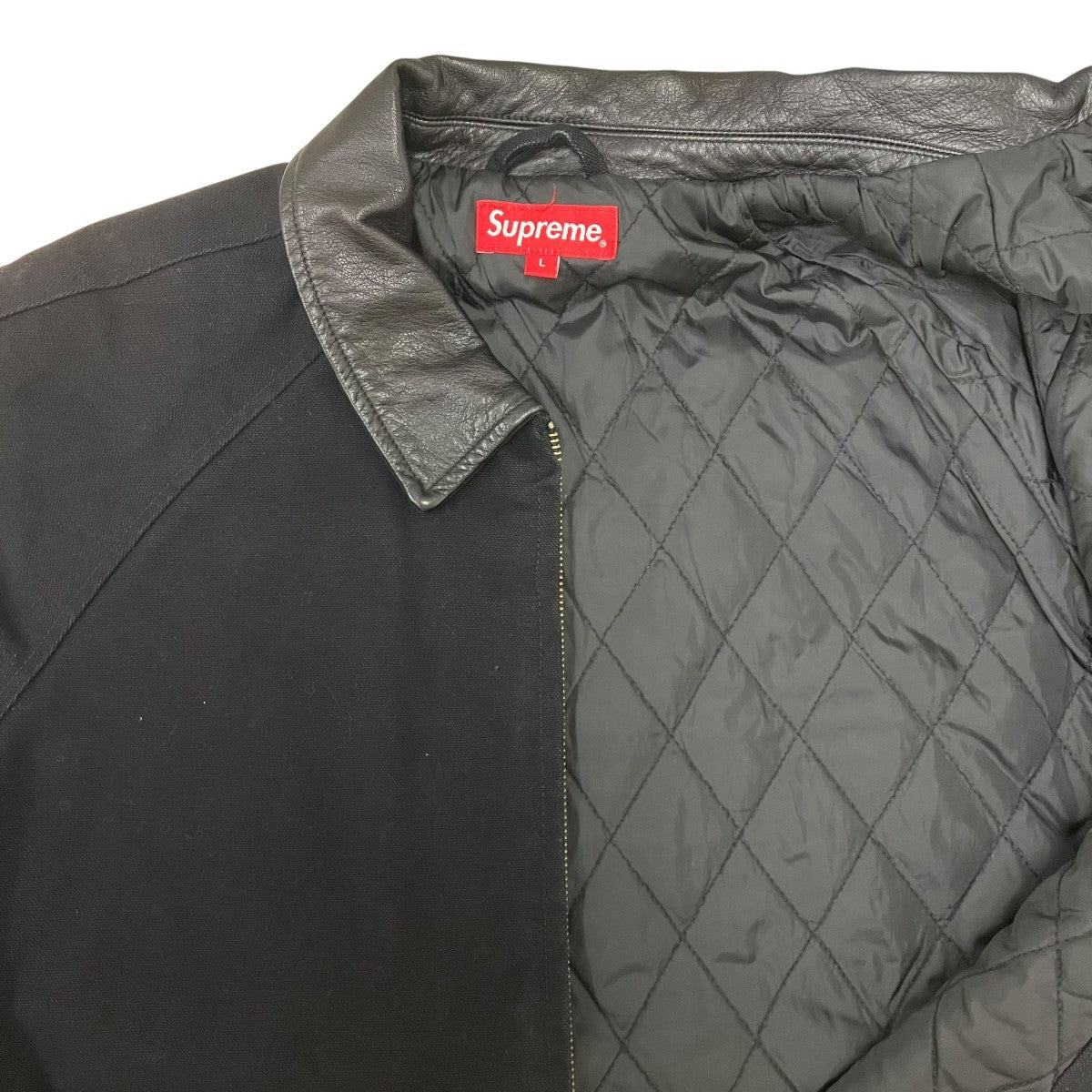20AWLeather Collar Work Jacketワークジャケット