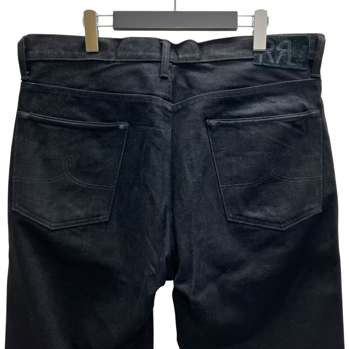 RRL Vintage 5Pocket Black On Black Jean ヴィンテージ 5ポケット ブラックオンブラック ジーンズ 古着・中古-4枚目のアイテム画像