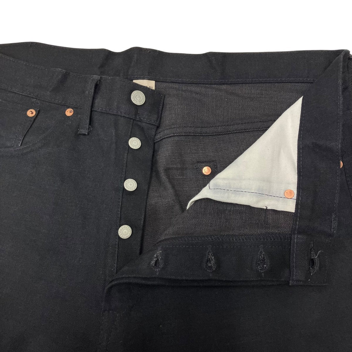 RRL Vintage 5Pocket Black On Black Jean ヴィンテージ 5ポケット ブラックオンブラック ジーンズ 古着・中古-5枚目のアイテム画像