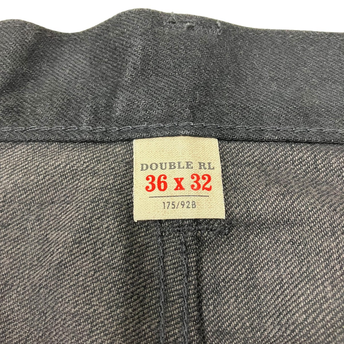 RRL Vintage 5Pocket Black On Black Jean ヴィンテージ 5ポケット ブラックオンブラック ジーンズ 古着・中古-6枚目のアイテム画像
