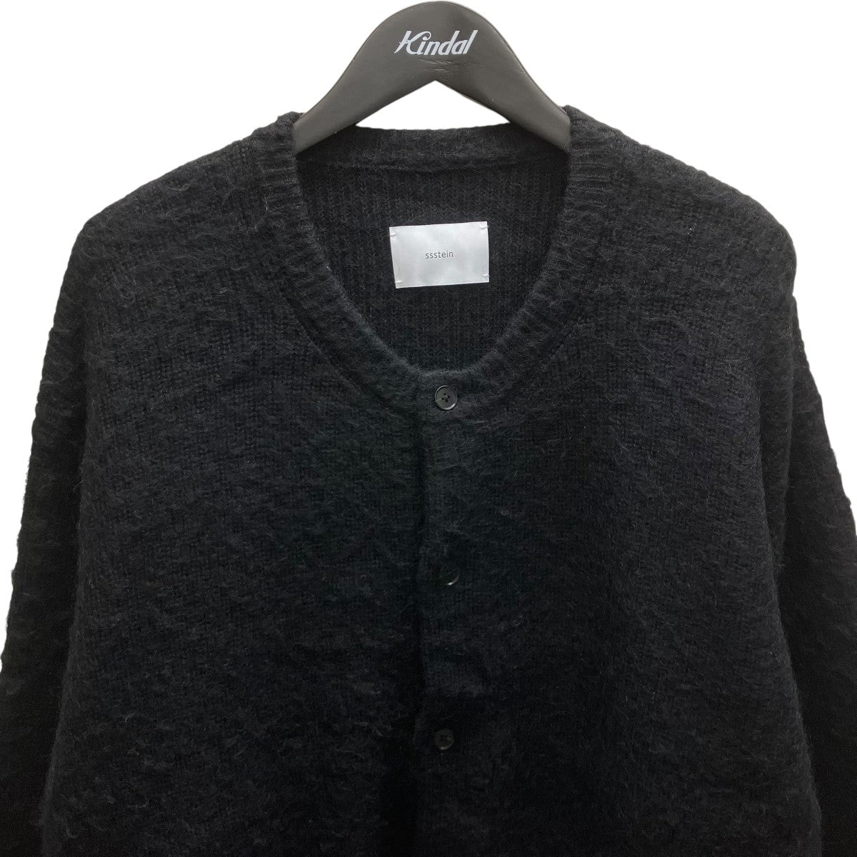 【KID MOHAIR KNIT CARDIGAN】 モヘア混カーディガン