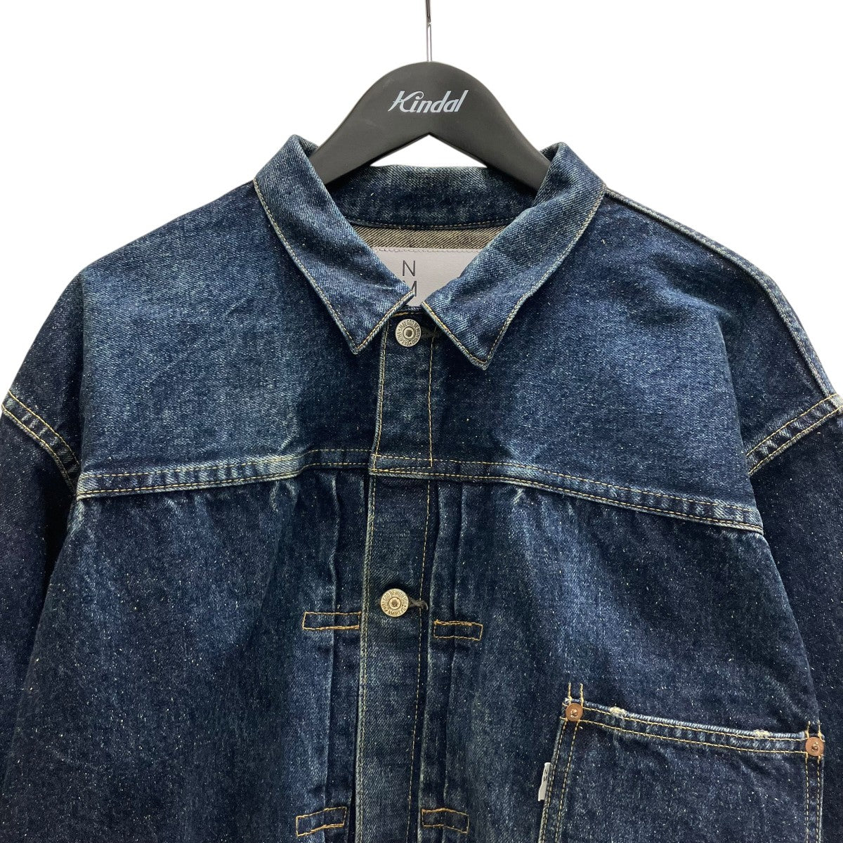 New Manual #029 WW ll LV T-BACK JACKET ONE-WASHEDデニムジャケット 古着・中古-3枚目のアイテム画像