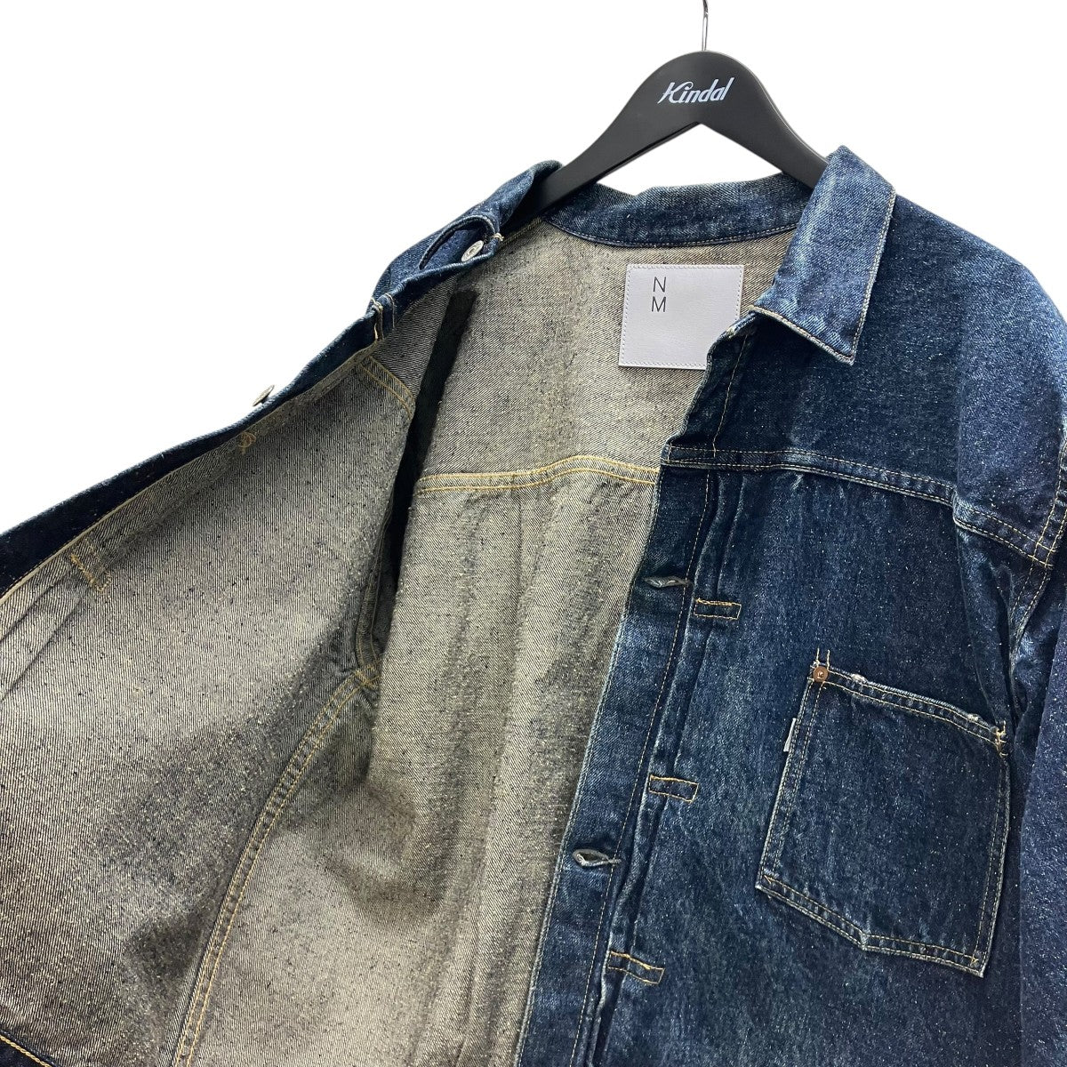 New Manual #029 WW ll LV T-BACK JACKET ONE-WASHEDデニムジャケット 古着・中古-5枚目のアイテム画像