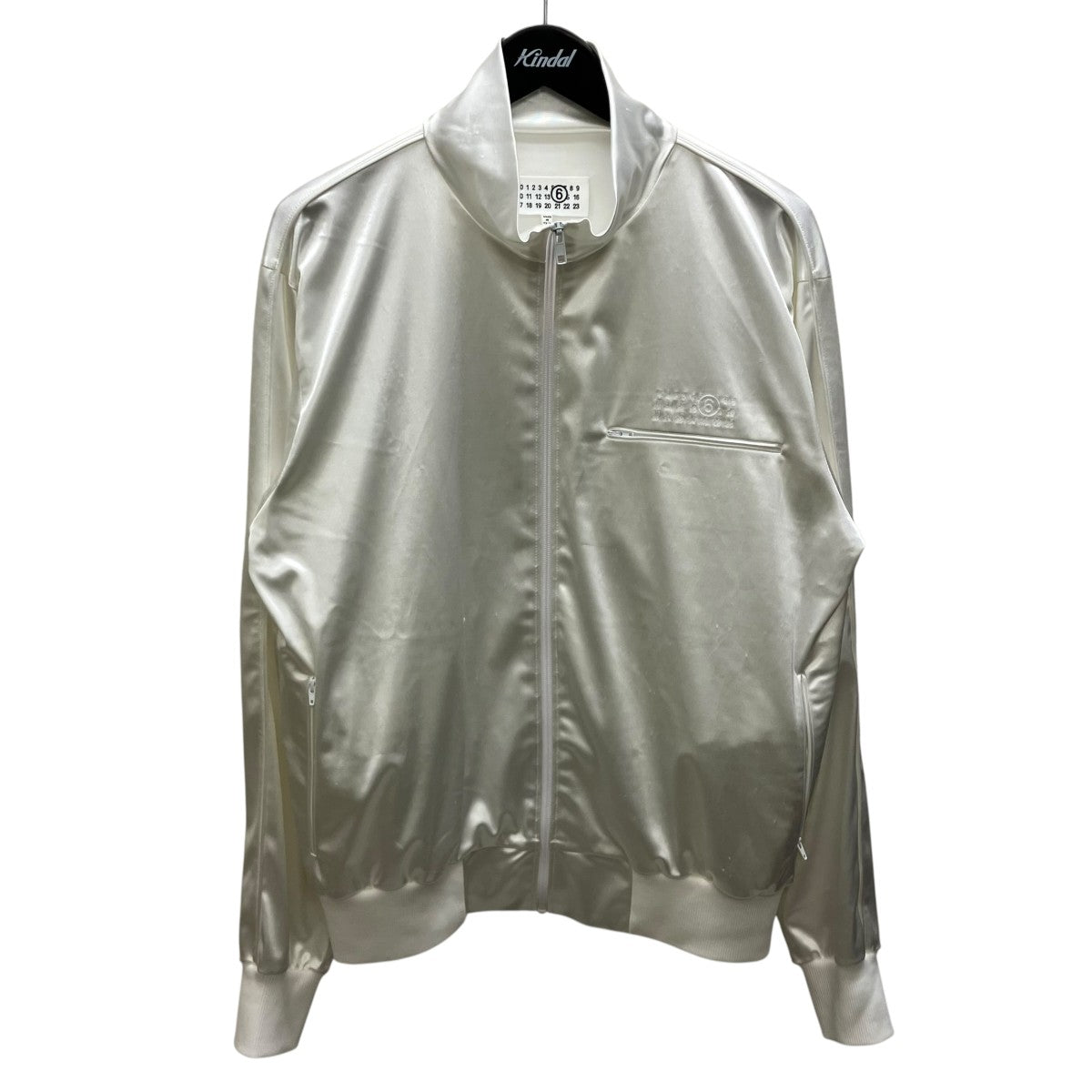 MM6 Maison Margiela Embroidered Track Jacket ジップブルゾン 古着・中古-1枚目のアイテム画像