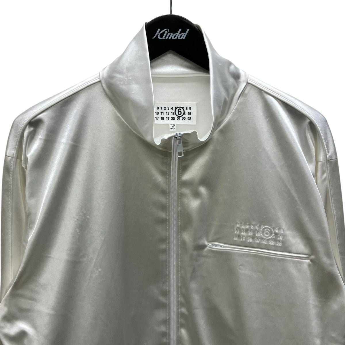 MM6 Maison Margiela Embroidered Track Jacket ジップブルゾン 古着・中古-2枚目のアイテム画像