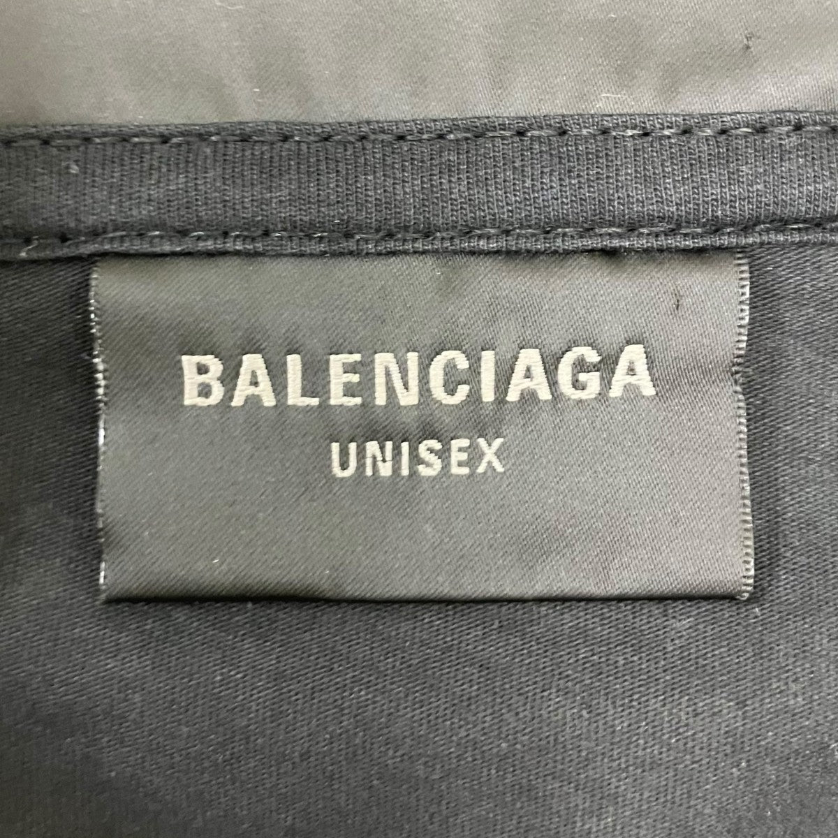 BALENCIAGA Long Sleeve Free Styling Tips T-Shirt in Washed Black 長袖Ｔシャツ 古着・中古-5枚目のアイテム画像