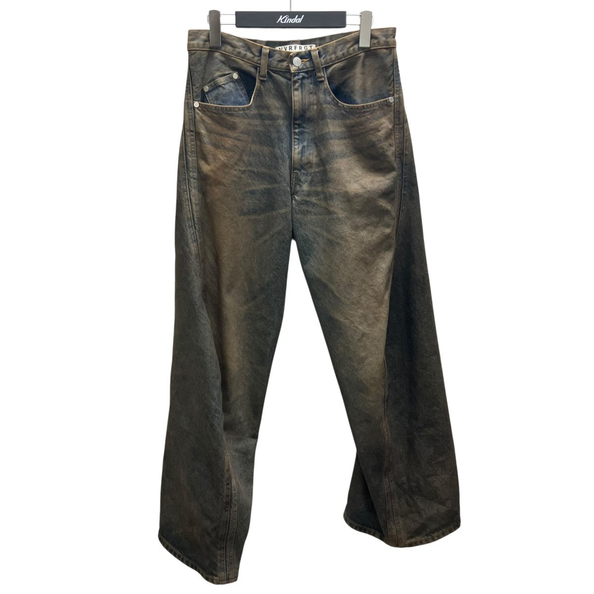 NVRFRGT 25AW 3D TWISTED WIDE LEG JEANS MUD FADED INDIGO 3D ツイステッド ワイド レッグ ジーンズデニムパンツ 古着・中古-1枚目のアイテム画像