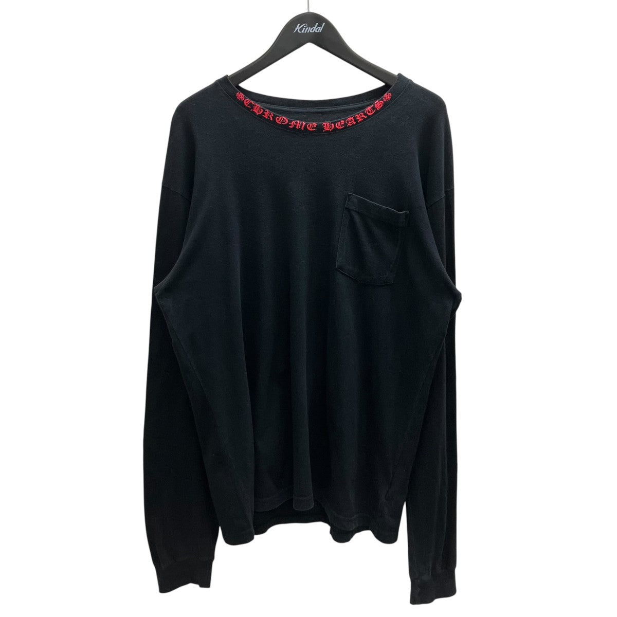 CHROME HEARTS オールドイングリッシュ袖ロゴロングスリーブカットソー 古着・中古-1枚目のアイテム画像