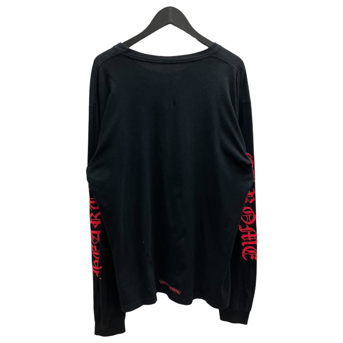 CHROME HEARTS オールドイングリッシュ袖ロゴロングスリーブカットソー 古着・中古-3枚目のアイテム画像