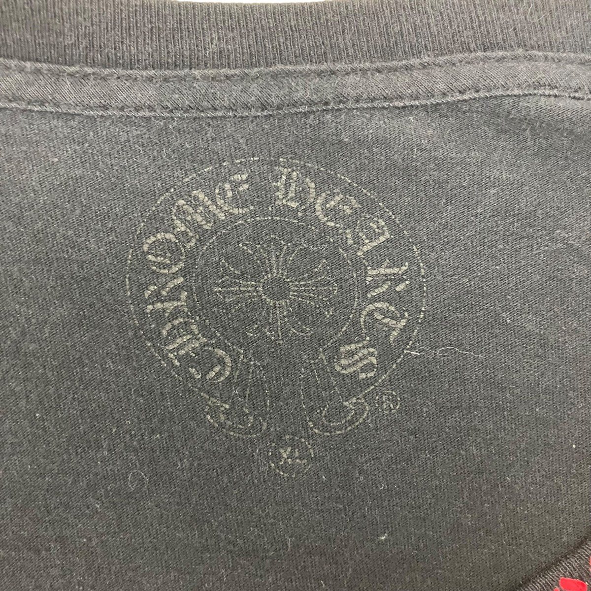 CHROME HEARTS オールドイングリッシュ袖ロゴロングスリーブカットソー 古着・中古-5枚目のアイテム画像
