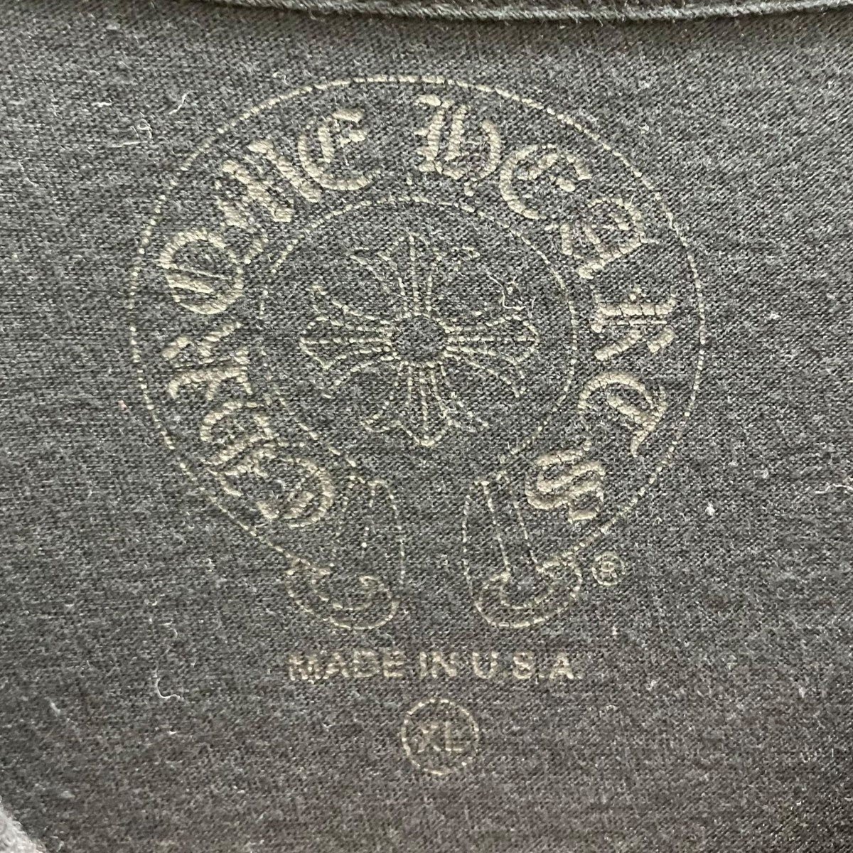 CHROME HEARTS オールドイングリッシュネックロゴTシャツ 古着・中古-4枚目のアイテム画像