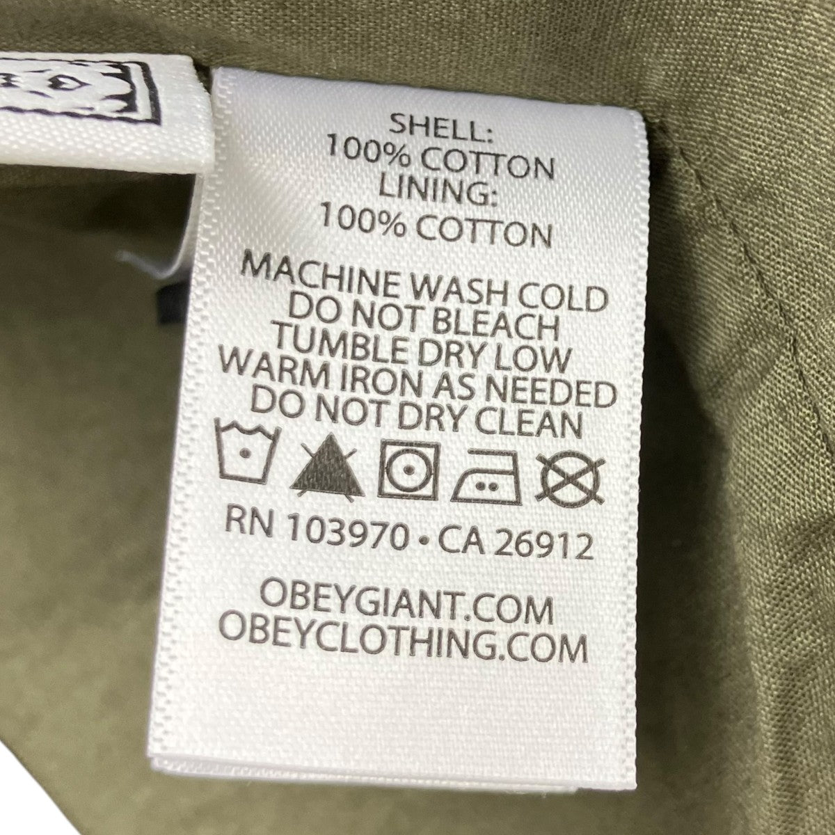 OBEY LOCUS JACKETピンストライプカバーオール 古着・中古-7枚目のアイテム画像