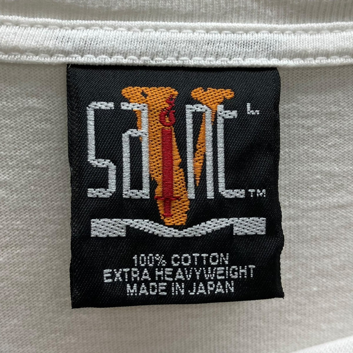 SAINT MICHAEL LS TEE VLONE WHITE プリントロングスリーブカットソー 古着・中古-5枚目のアイテム画像