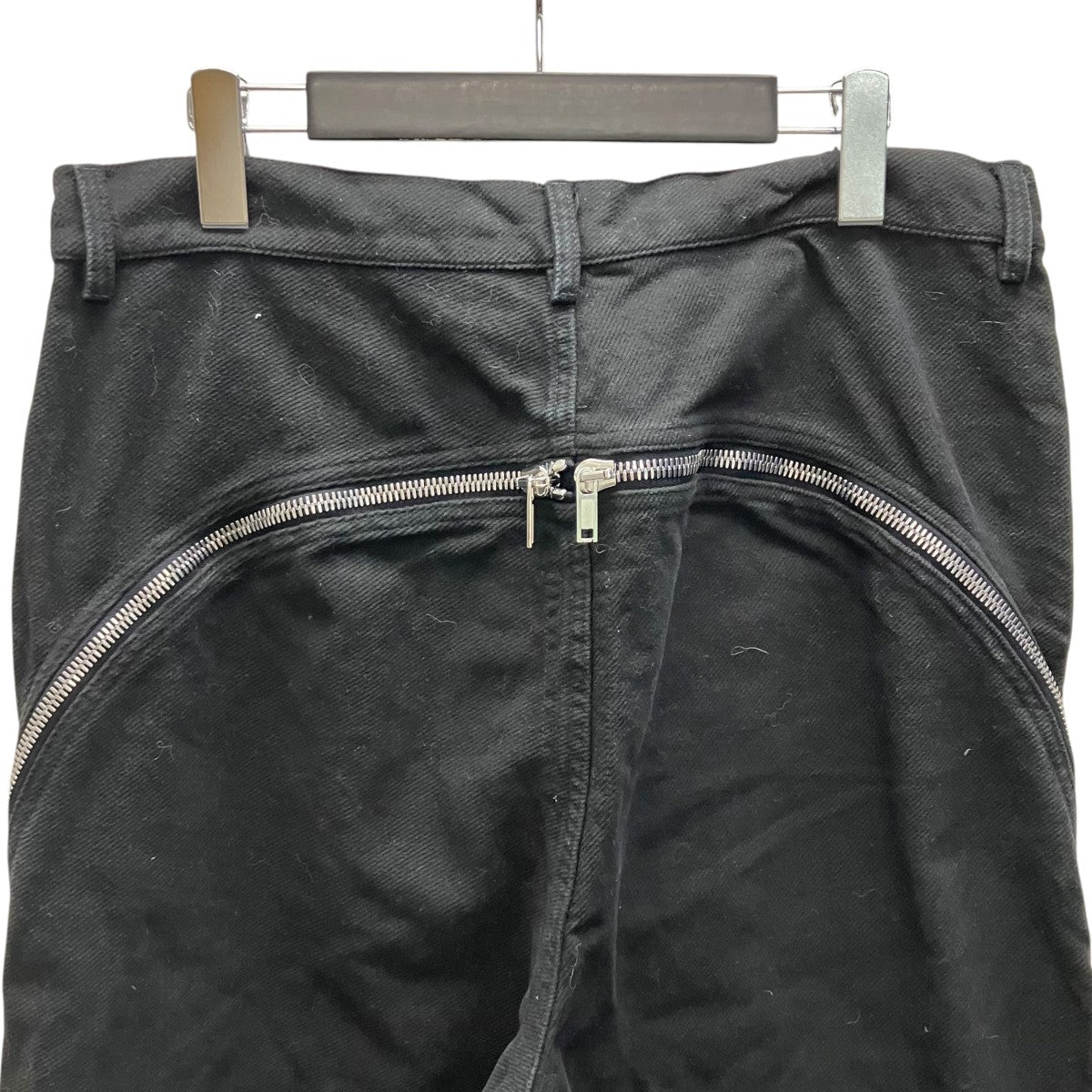 RICK OWENS TB BOLAN BANANA BLACKボランバナナ ジップパンツ 古着・中古-4枚目のアイテム画像