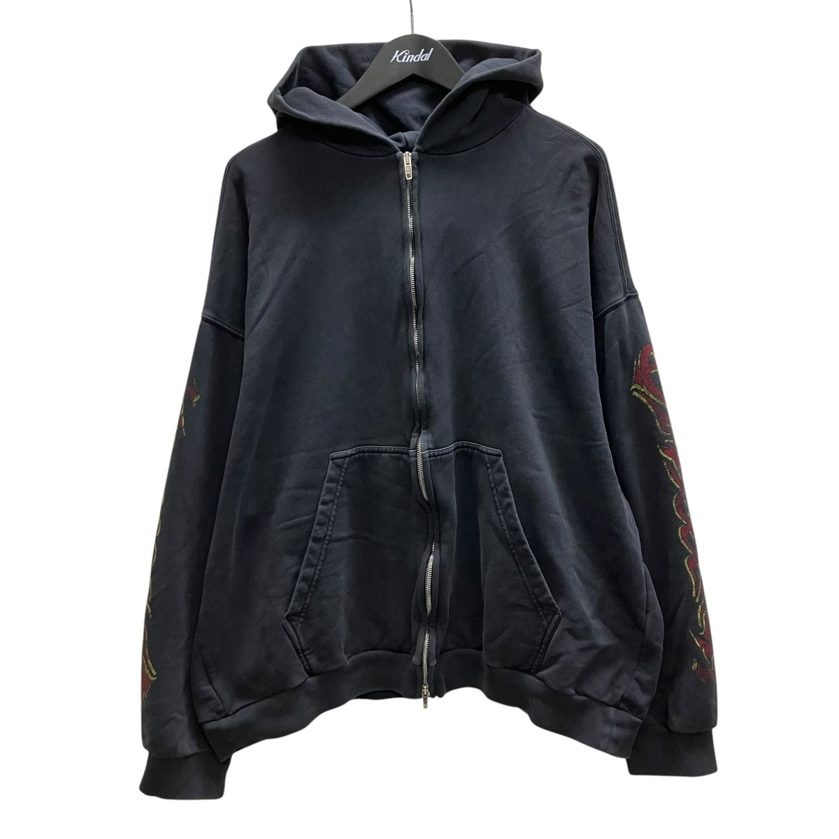 BALENCIAGA OFFSHORE ZIP UP HOODIEダブルジップフーディ 古着・中古-1枚目のアイテム画像