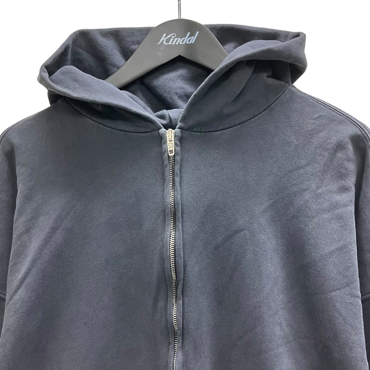 BALENCIAGA OFFSHORE ZIP UP HOODIEダブルジップフーディ 古着・中古-2枚目のアイテム画像