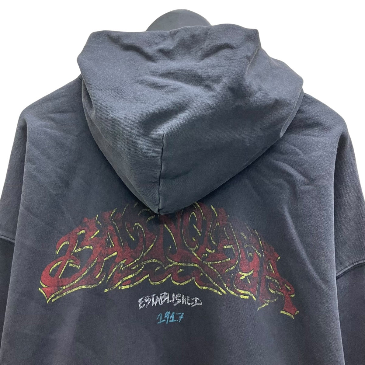 BALENCIAGA OFFSHORE ZIP UP HOODIEダブルジップフーディ 古着・中古-4枚目のアイテム画像