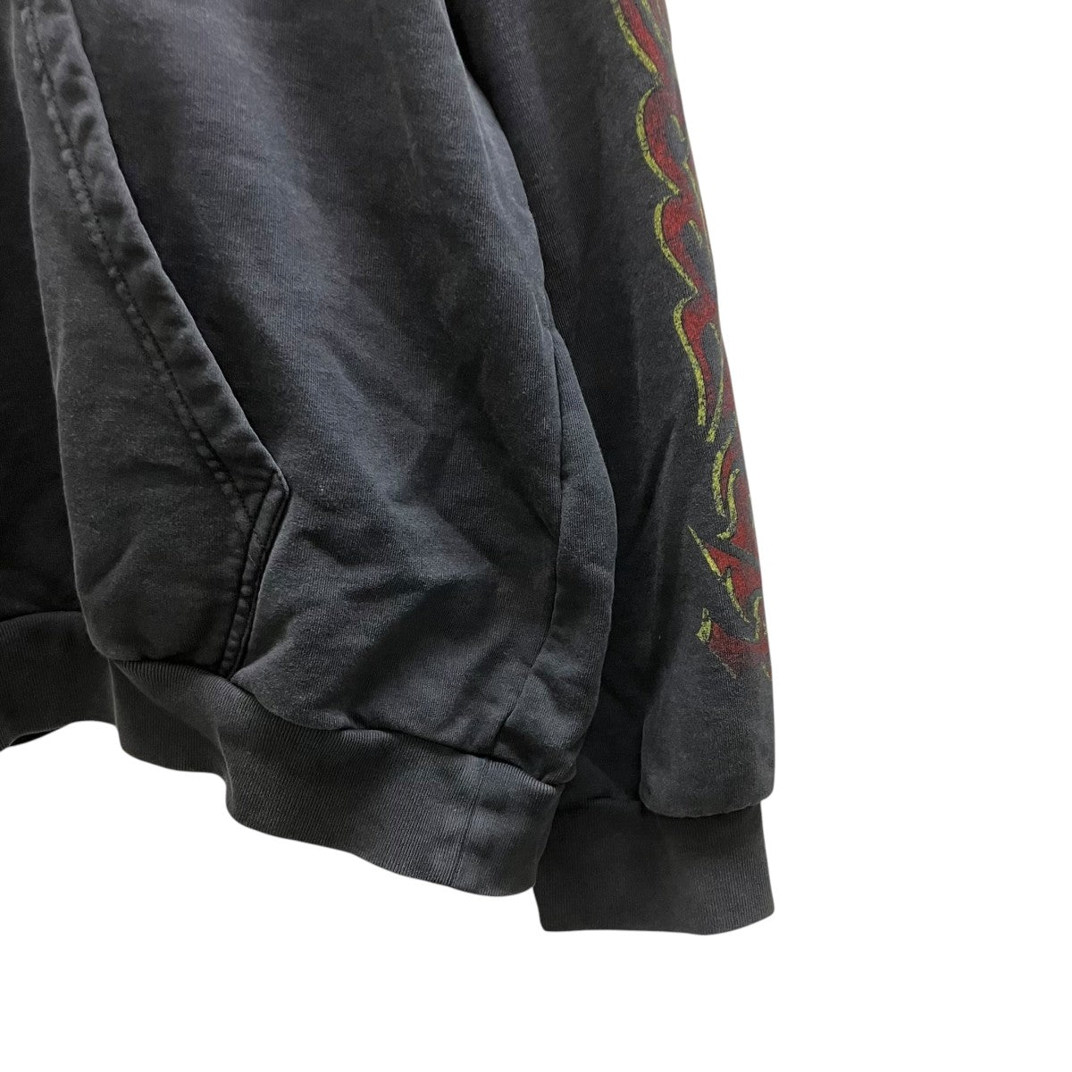 BALENCIAGA OFFSHORE ZIP UP HOODIEダブルジップフーディ 古着・中古-6枚目のアイテム画像