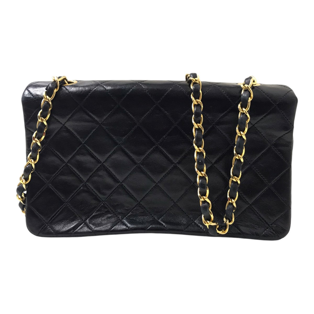 CHANEL 80〜90年代マトラッセ 23 ラムスキン フルフラップ チェーンショルダーバッグ 古着・中古-3枚目のアイテム画像