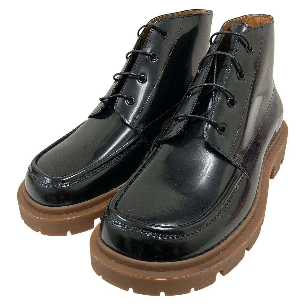 Maison Margiela カーフスキンダービーブーツ 古着・中古-1枚目のアイテム画像