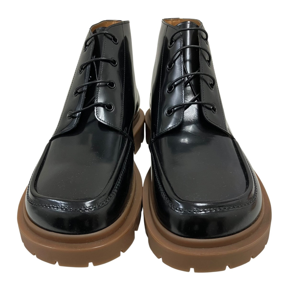 Maison Margiela カーフスキンダービーブーツ 古着・中古-2枚目のアイテム画像
