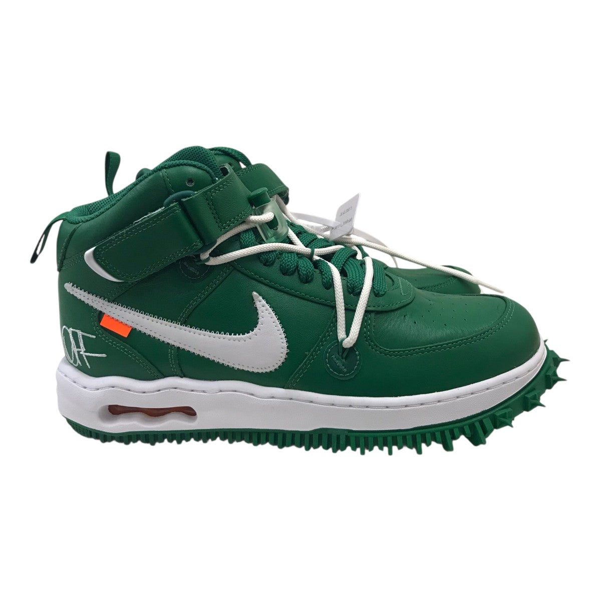 NIKE×OFFWHITE Air Force 1 Mid SP LTHR Pine Green ハイカットスニーカー 古着・中古-3枚目のアイテム画像