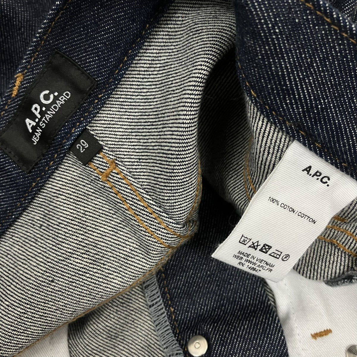 A．P．C．(アーペーセー) デニムパンツ インディゴ サイズ 29｜【公式