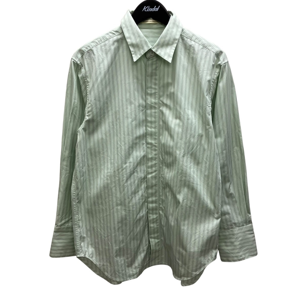 HARUNOBUMURATA ストライプシャツ 古着・中古-1枚目のアイテム画像