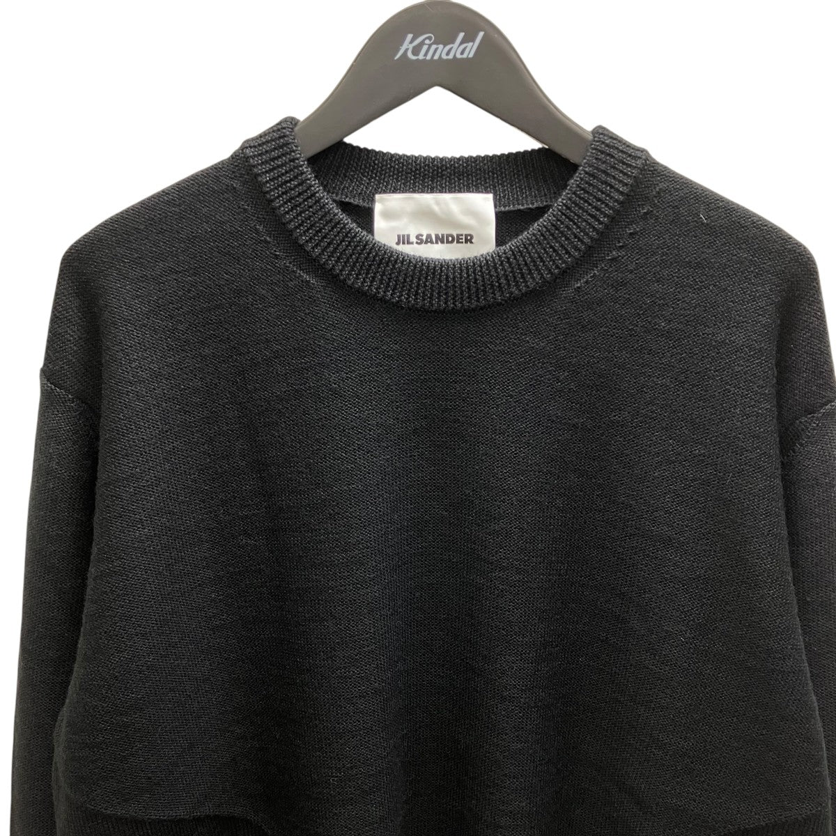 JIL SANDER CN LS JUMPER ウールニット 古着・中古-2枚目のアイテム画像