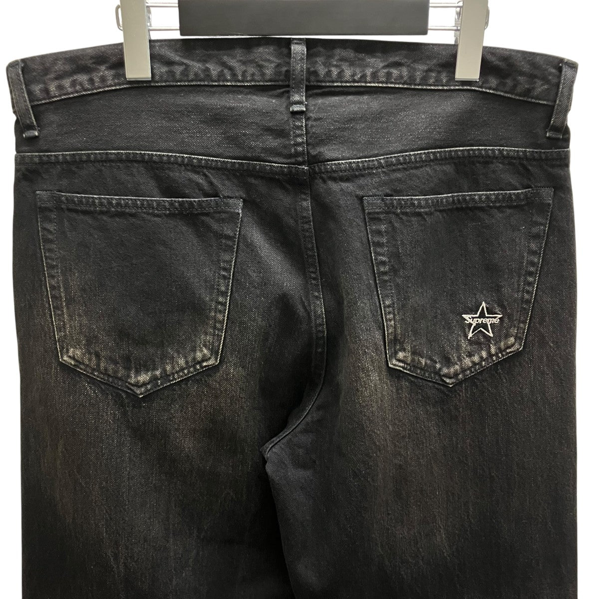 Supreme 25SSDistressed Loose Fit Selvedge Jeanデニムパンツ 古着・中古-4枚目のアイテム画像