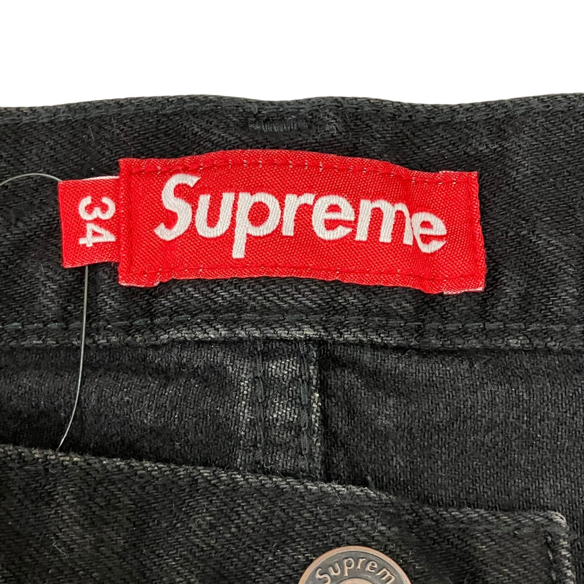 Supreme 25SSDistressed Loose Fit Selvedge Jeanデニムパンツ 古着・中古-7枚目のアイテム画像