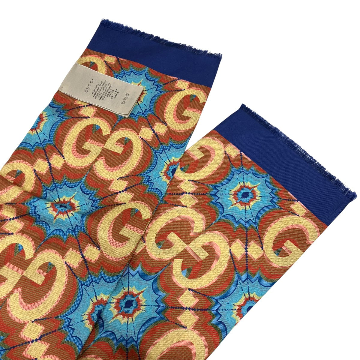 GUCCI(グッチ) シルクスカーフ 692032 オレンジ｜【公式】カインドオル