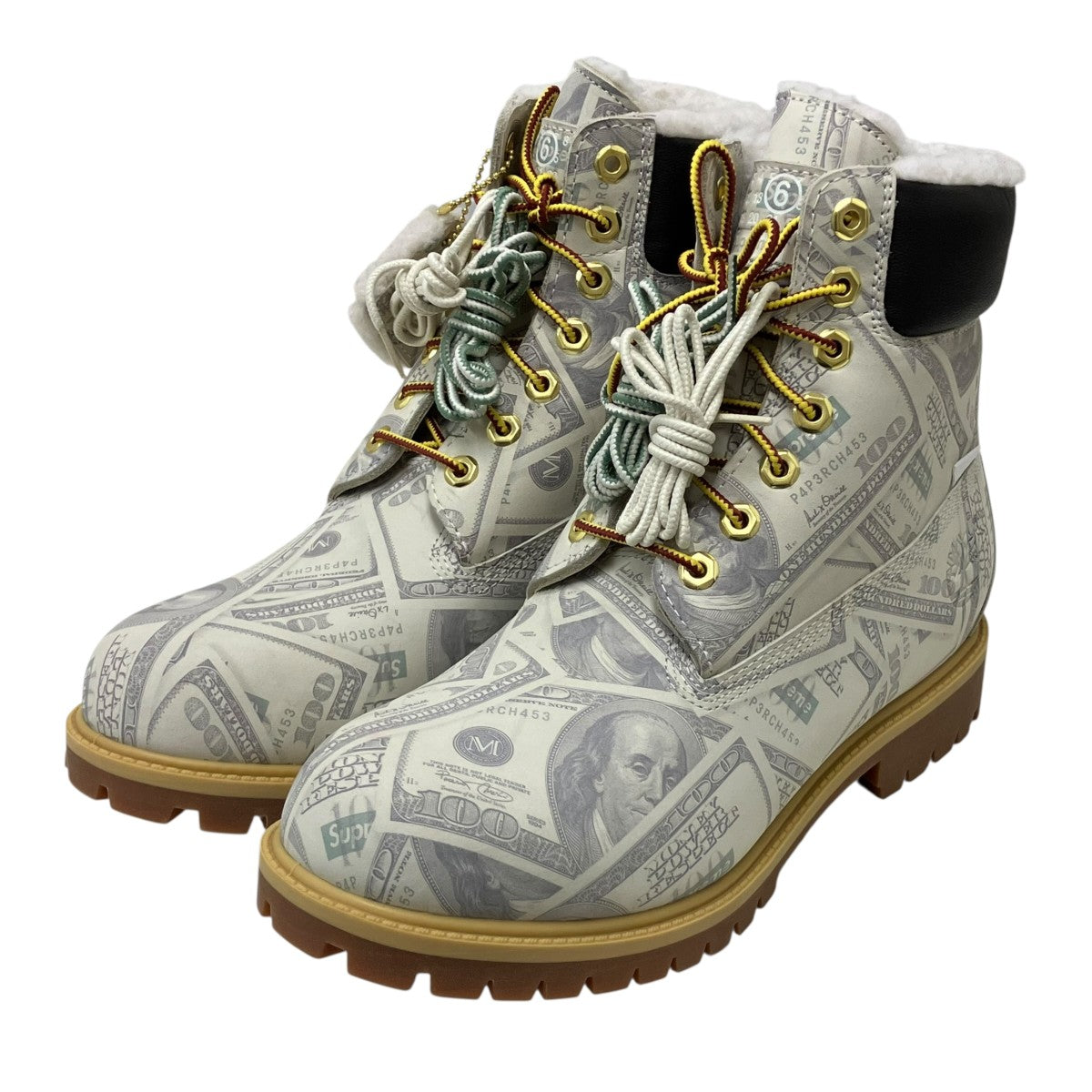MM6 Maison Margiela×Supreme×Timberland Money 6 Inch Premium Waterproof Bootブーツ 古着・中古-1枚目のアイテム画像
