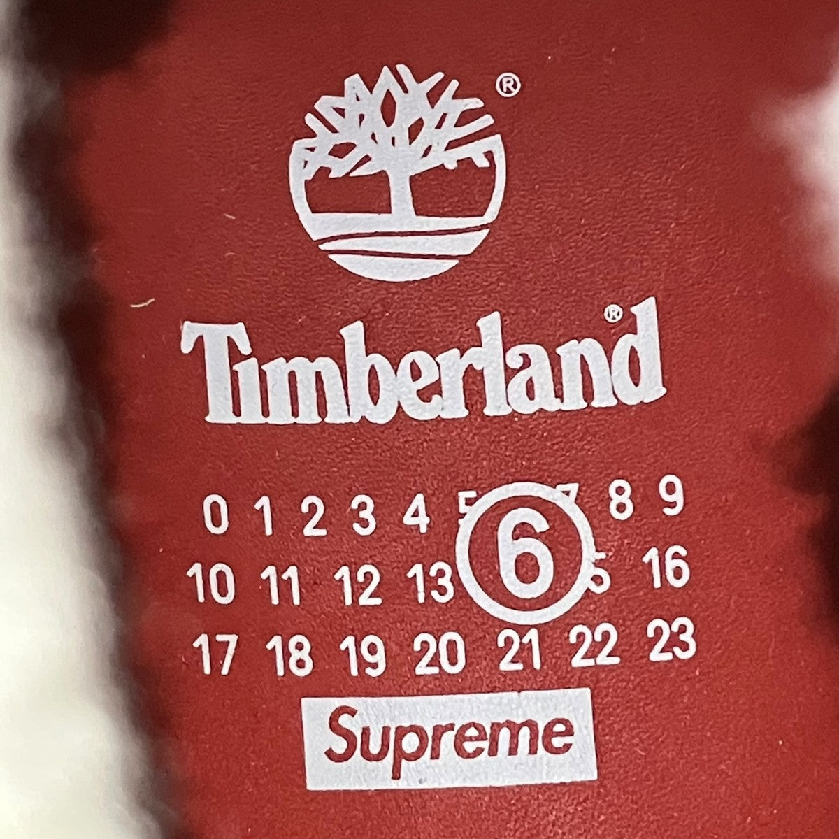 MM6 Maison Margiela×Supreme×Timberland Money 6 Inch Premium Waterproof Bootブーツ 古着・中古-8枚目のアイテム画像