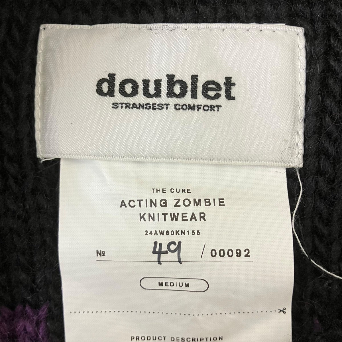 ACTING ZOMBIE KNIT WEAR ニット