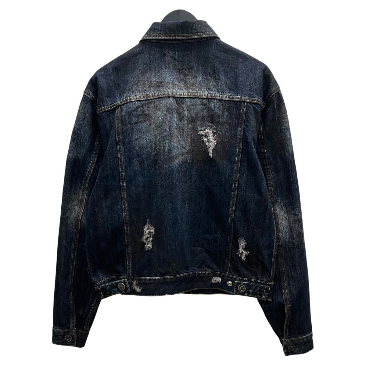 THUG CLUB THUG CLUB BURN DOWN DENIM JACKET デニムジャケット 古着・中古-3枚目のアイテム画像