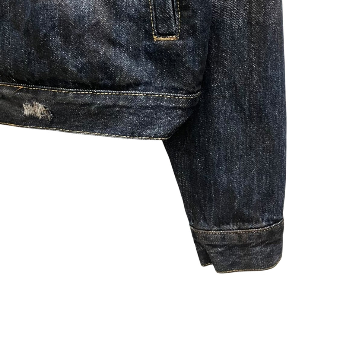 THUG CLUB THUG CLUB BURN DOWN DENIM JACKET デニムジャケット 古着・中古-6枚目のアイテム画像