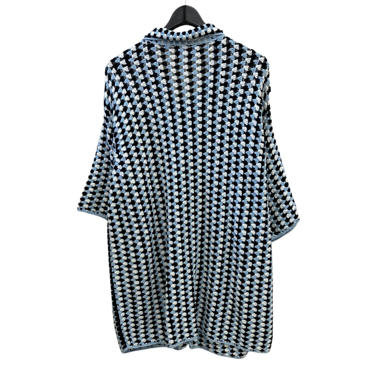 Cotton Crochet Knit Shirtsニットポロシャツ241BoTT03