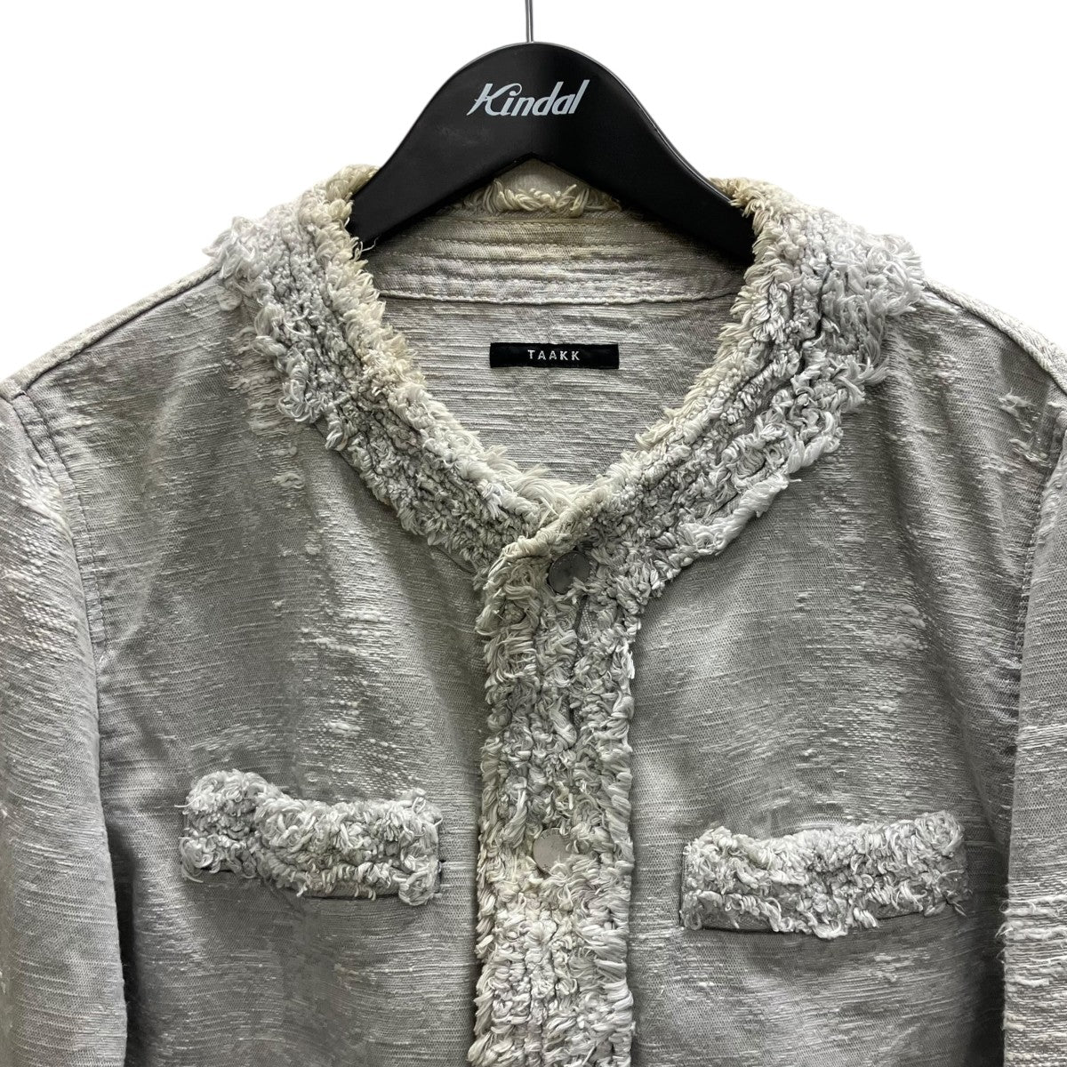TAAKK SHORT DENIM JACKETデニムジャケットTA25SS-BL014 古着・中古-2枚目のアイテム画像