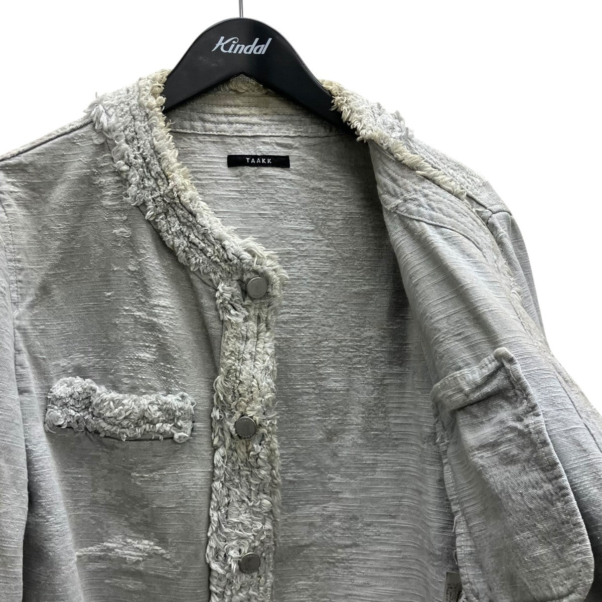 TAAKK SHORT DENIM JACKETデニムジャケットTA25SS-BL014 古着・中古-5枚目のアイテム画像