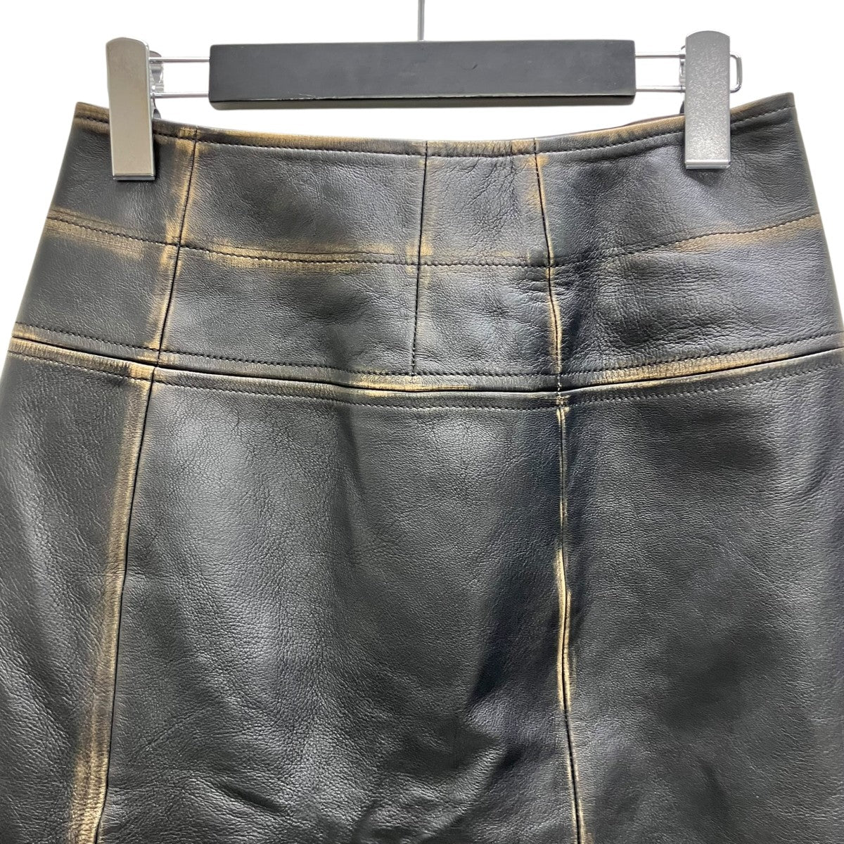 NAMACHEKO レザースカート 古着・中古-4枚目のアイテム画像