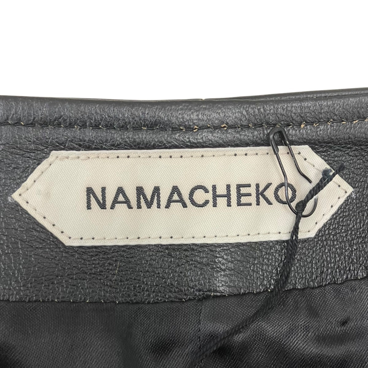 NAMACHEKO レザースカート 古着・中古-6枚目のアイテム画像