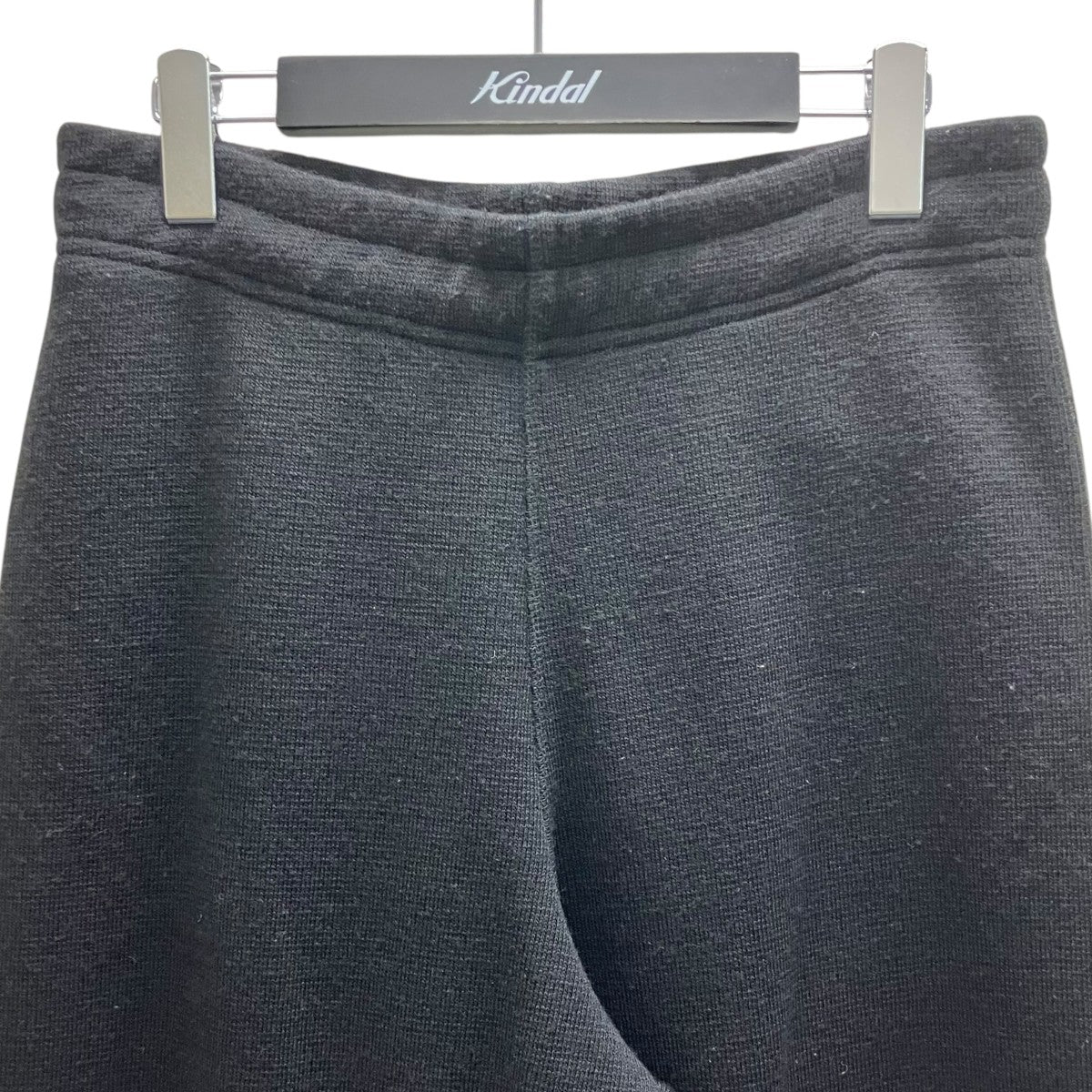 OUR LEGACY REDUCED TROUSER BLACK PSEUDO KNIT ニットパンツ 古着・中古-2枚目のアイテム画像