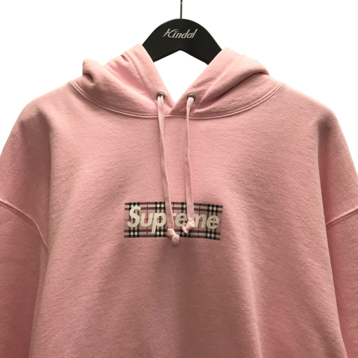 Supreme×BURBERRY Box Logo Hooded Sweatshirtプルオーバーパーカー