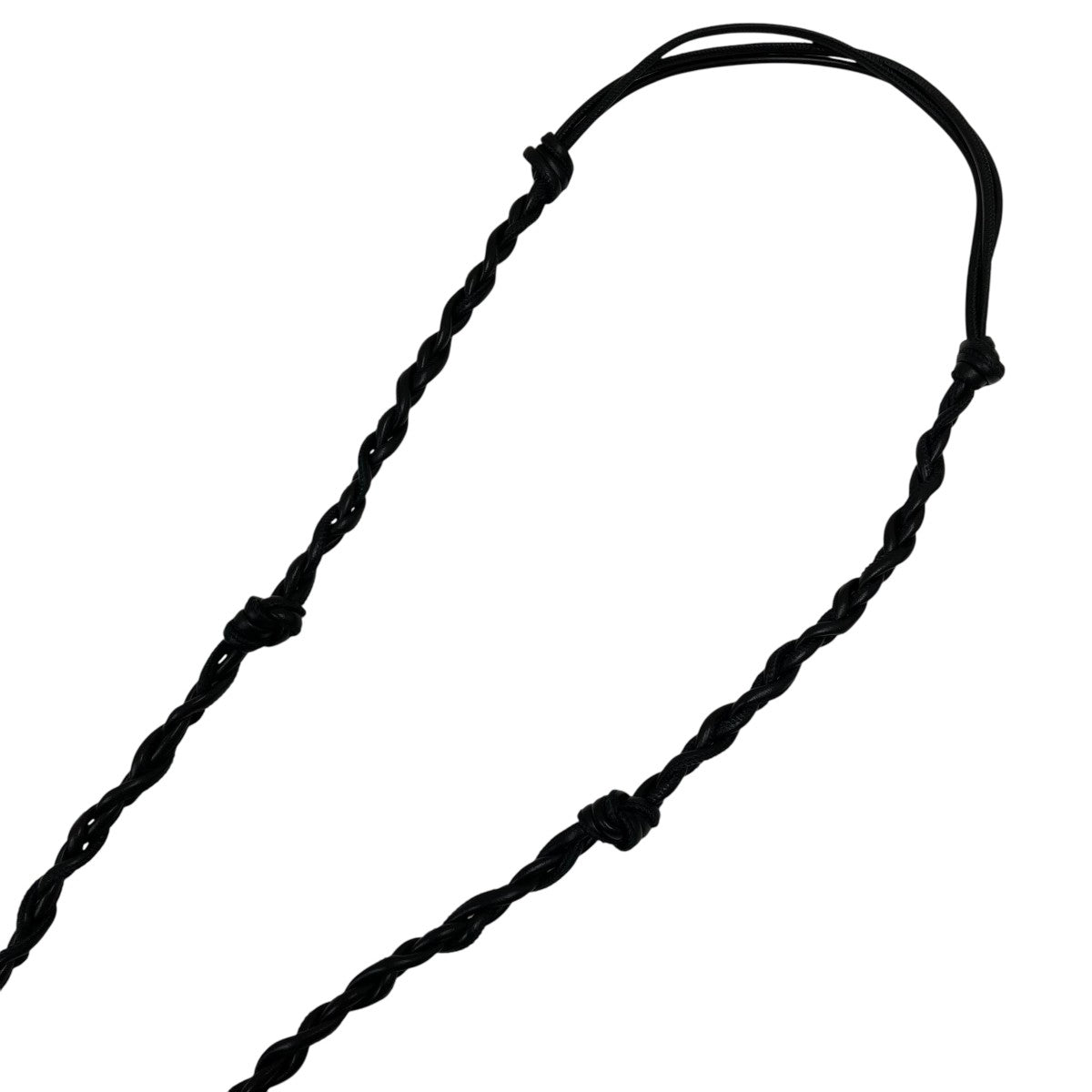 TANGLE SM FLAT RIVETS   BLACK カウレザーショルダーバッグ